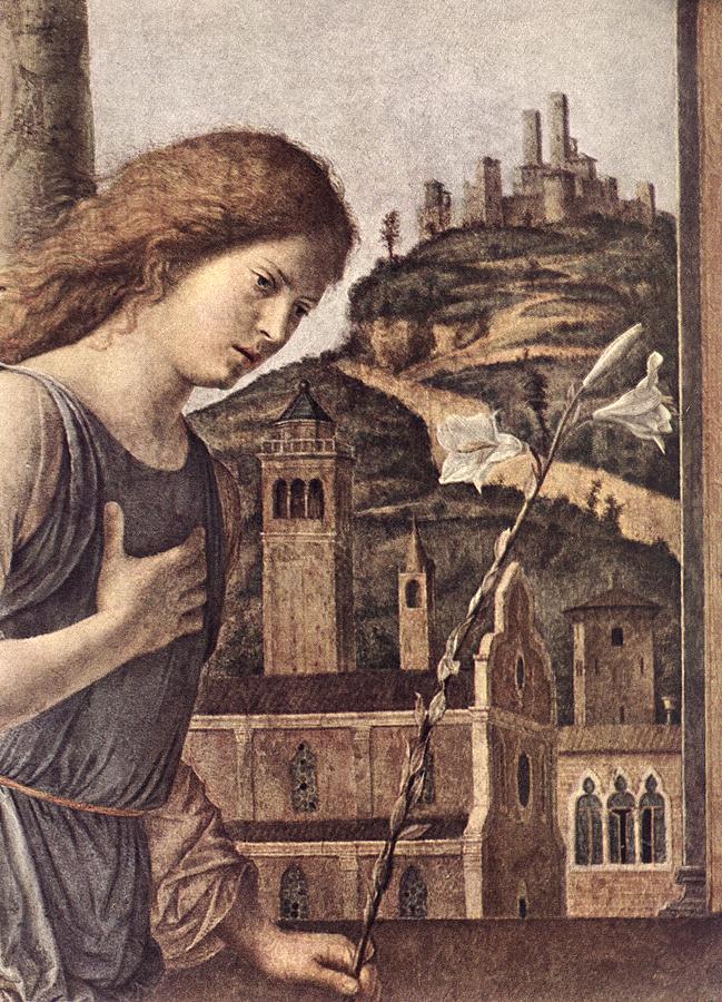 CIMA da Conegliano The Annunciation (detail) dsg